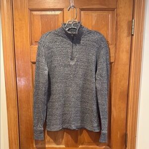 J . Crew men’s  quarter zip pull over size small .